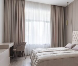 bedroom curtain